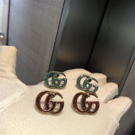 gucci pearl earrings replica|authentic gucci earrings.